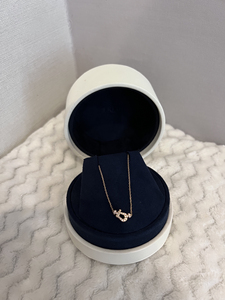 fred弗雷德玫瑰金mini满钻项链简直美绝了公价14000