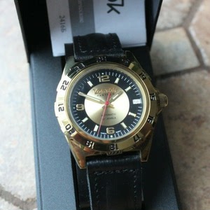 俄罗斯直邮vostok东方牌腕表金色手表男士,自动机械表vo