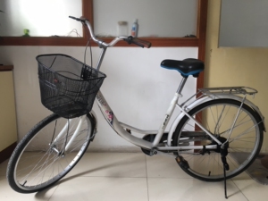 美女一手24寸安琪儿自行车