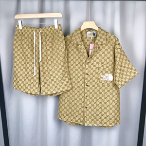 自购正品奢侈品gucci古驰男士休闲短袖套装潮男必备品牌日本