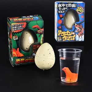 厂家直销新奇特泡水中孵化恐龙蛋魔龙蛋 魔术蛋早教创意益智玩具