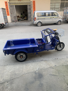 二手电动搏技平板三轮车,1.25米,三个月不
