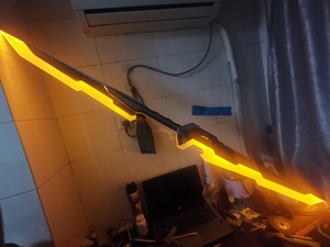 剑圣源计划林武器 源计划双头剑 总长178cm自制 喜欢的可