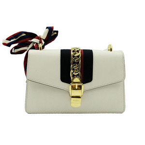 5新】gucci塞尔维亚sylvie中号手提单肩包公价2.3w