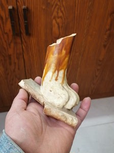 唐代三彩兽腿一只,老残可以当个笔筒摆件,三包1688元.