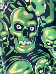 绝版神物supreme绿骷髅卫衣l码,夜光清晰