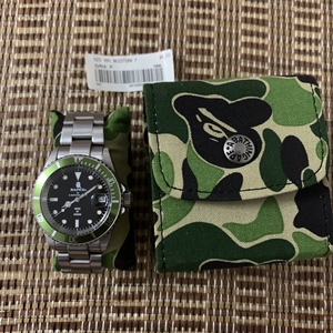 bape绿水鬼!bape手表 当年实体店六千二购入 绝版正品