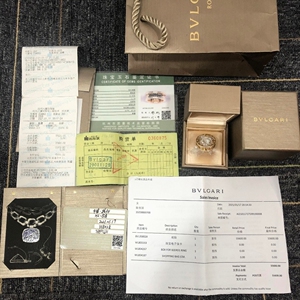 岁月静好76918淘宝bvlgari宝格丽戒指,61号,有配戴划痕,发票,证书