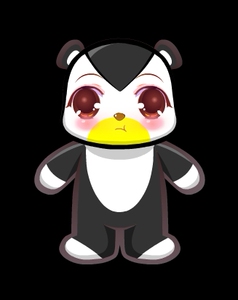 奥比岛熊绝版表情 粉萌懂事男孩妆