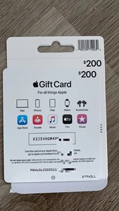 苹果礼品卡美国美区us apple gift card,可以