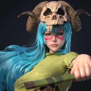 3d打印图纸  死神 妮莉艾露·杜·欧德修凡克 手办 模型