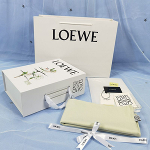 饭1258淘宝loewe/罗意威纸袋衣服围巾包包盒香水空礼盒皮带包装礼品