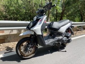 雅马哈bws125x 雅马哈鸭子 无户 改装车力屋直推上泵