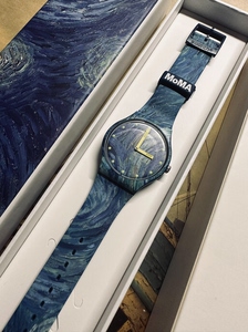 swatch斯沃琪艺术家联名款梵高星空限量绝版稀有