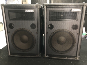 美国boway波威十二寸音箱一对,型号bw1206,原装无修