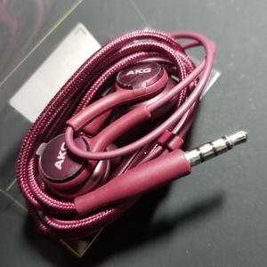 三星akg耳机红色限量版s9勃艮第红 s8 s10