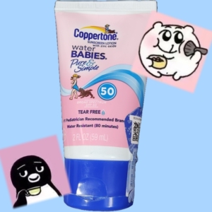 水宝宝防晒霜spf50仅试用乳儿童女士男专用面部脸部身体学生