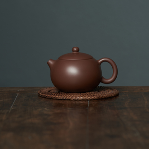 马小琴手工制文革紫泥270cc大西施壶经典茶具宜兴紫砂茶壶