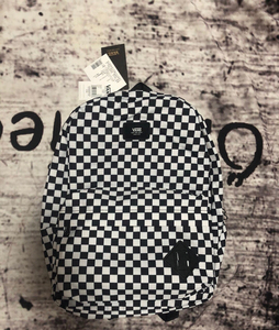 正品vans背包万斯黑白格子棋盘格双肩包书包 需要的话直接拍