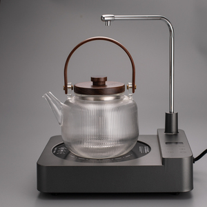 玻璃煮茶壶自动上水无电陶茶炉煮炉烧水壶一体机抽水煮器茶泡专茶