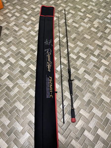 美夏妖刀一代路亚竿 m调性当时在实体店买杆子拿错袋了没注意