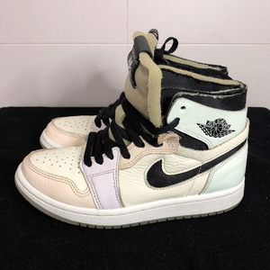 正品耐克乔丹aj1马卡龙 粉绿紫35.5码