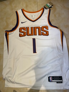 nba太阳队布克球衣,北京实体店购买的,xl码,全新吊牌未拆
