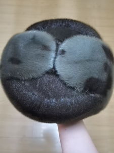 俄罗斯进口水獭皮帽子 男款冬季老头帽 中老年人绅士帽