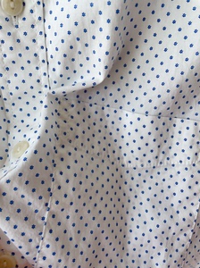 GAP男士 春夏纯棉短袖衬衫，面料成分98棉，2%氨纶，实物