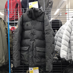 迪卡侬quechua男款羽绒服长款连帽外套冲锋衣加厚保暖de