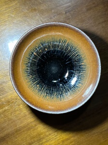 全新建窑建盏柴烧精品金兔毫盏主人杯名家作品吴积辉老师手制