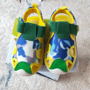小牛人童鞋1-3岁宝宝包头凉鞋迷彩网面机能鞋凉鞋男女童学步凉