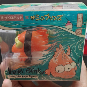 kidrobot 辛普森 三眼鱼寿司 明盒