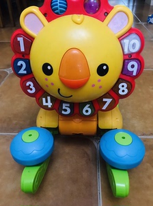 音乐早教防侧翻学步车手推车玩具四合一摇摇车摇马小狮子0人付款88