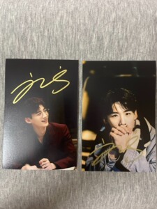 白敬亭签名照白敬亭亲笔保真亲签 白敬亭亲笔签名照周边同款签名