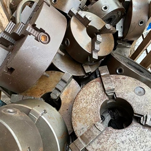 二手车床卡盘 外径200mm 250mm三爪卡盘配件