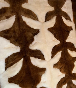 新西兰旅游购回羊驼毯,若干个小羊驼的皮拼成的,短暂用过一阵儿