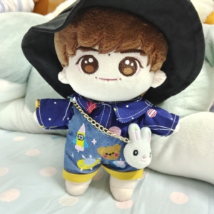 20cm棉花娃娃易烊千玺q版明星娃娃公仔毛绒玩具圣诞礼物两套