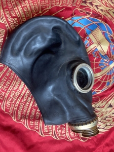 苏联黑色gp5防毒面具,2号,比白的少,带包不带罐子