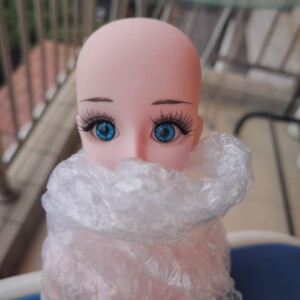 4d眼60厘米光头芭比娃娃bjd叶罗丽素体娃娃可戴假发