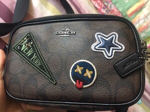 coach蔻驰女包勋章相机包徽章款 全新 售出不退 看好再拍