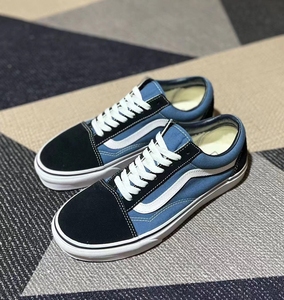 vans海军蓝os 特惠 低帮帆布鞋