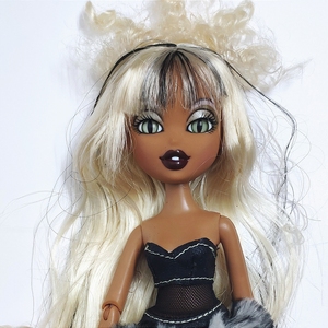 灵异贝兹娃娃整娃,配娃衣鞋子 玻璃眼猫眼娃黑皮娃,娃娃状态不