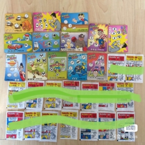 比巴卜 火箭炮 泡泡糖 卡 linkin park 纹身贴