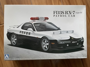 富士美 1/24 fd3s rx-7 群马县警车版,全新未拆