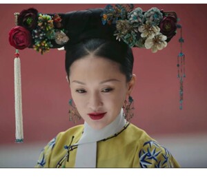000人付款淘宝仿如懿传 如懿旗头.