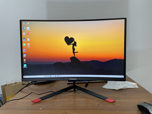 创维27寸144hz显示器曲面无边框超薄电竞屏幕