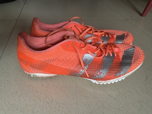 正品adidas md 阿迪中长跑钉鞋 大卫鲁迪沙同款钉鞋