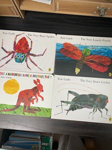 转艾瑞卡尔书单 昆虫系列英文点读书，4本精装，【毛毛虫点读】