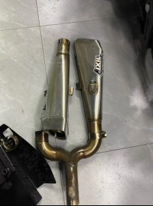 黄龙600直上亿西尔排气 可换铁蛋排气!